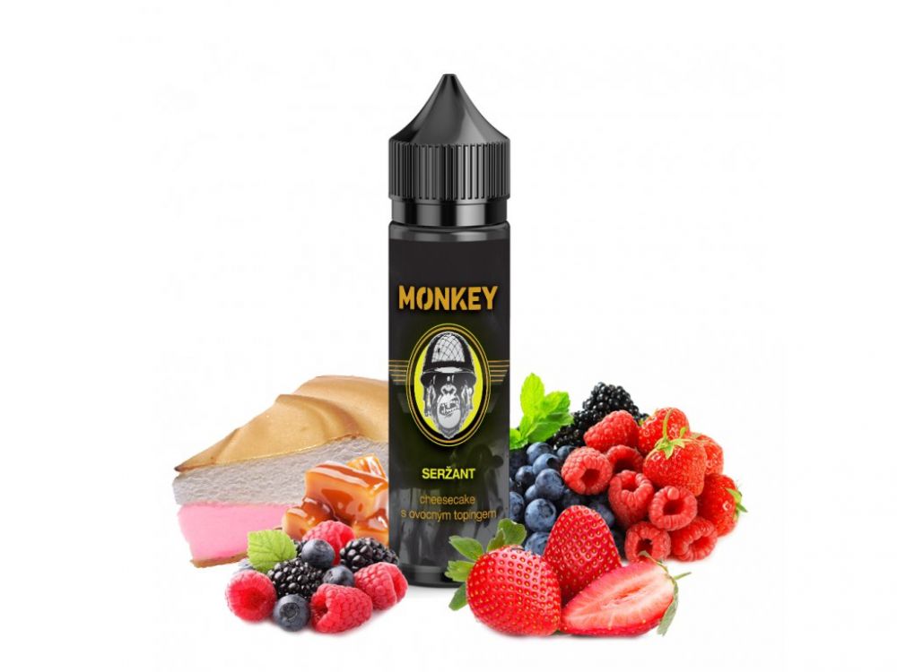 Monkey liquid CZ Příchuť Monkey Liquid - Seržant 10ml SnV