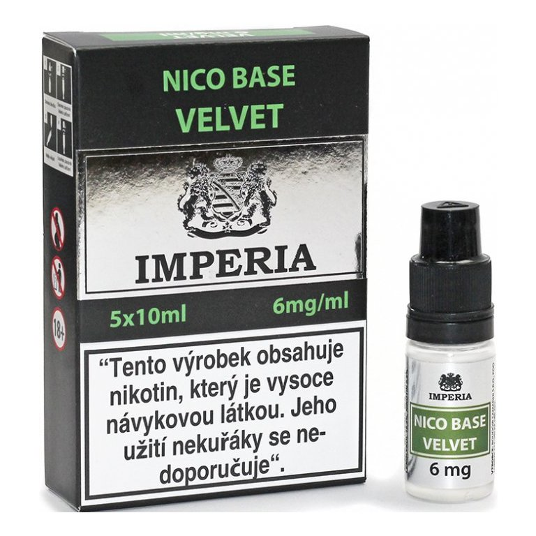 Nikotinová báze Imperia Velvet - 20/80 : 5x10ml Nikotin: 6mg - Kolek Q