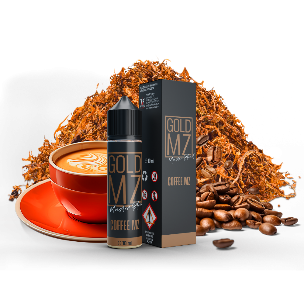 Příchuť SNV Infamous Originals - Gold MZ Coffee - tabák s kávou