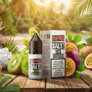 Nikotinová Sůl Infamous Saltz - Kiwi Passion / Kiwi a Maracuja - 20mg/ml
