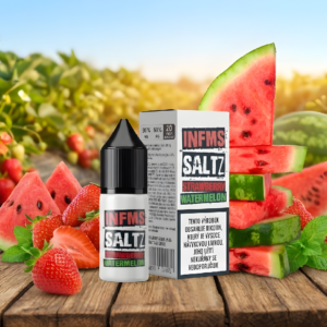 Nikotinová Sůl Infamous Saltz - Strawberry Watermelon / Jahoda a Vodní Meloun - 20mg/ml